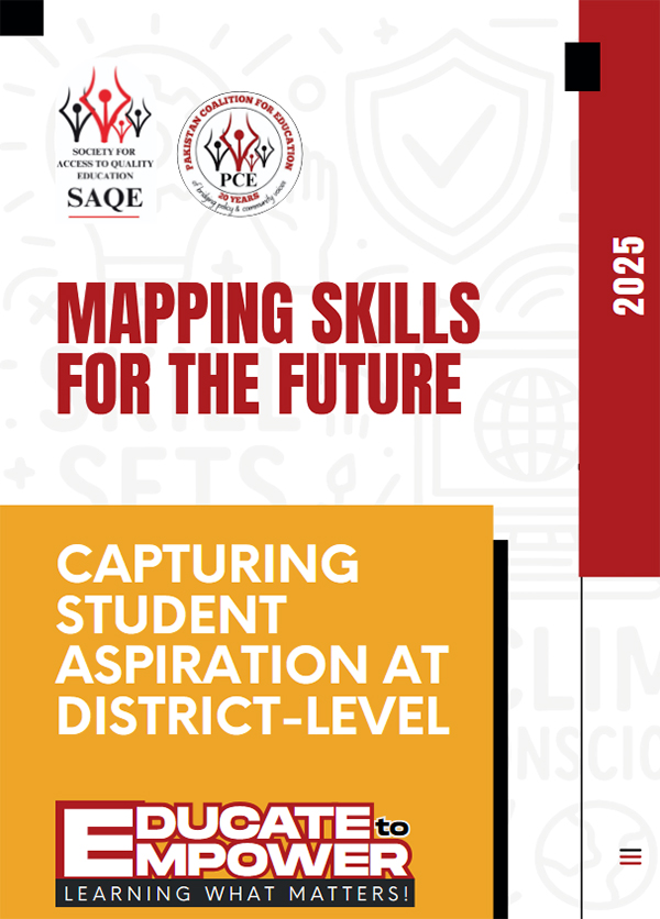 Mapping Skills for the Future - Capturing Student Aspiration at District Level